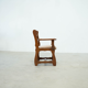 Set of two razorback armchairs