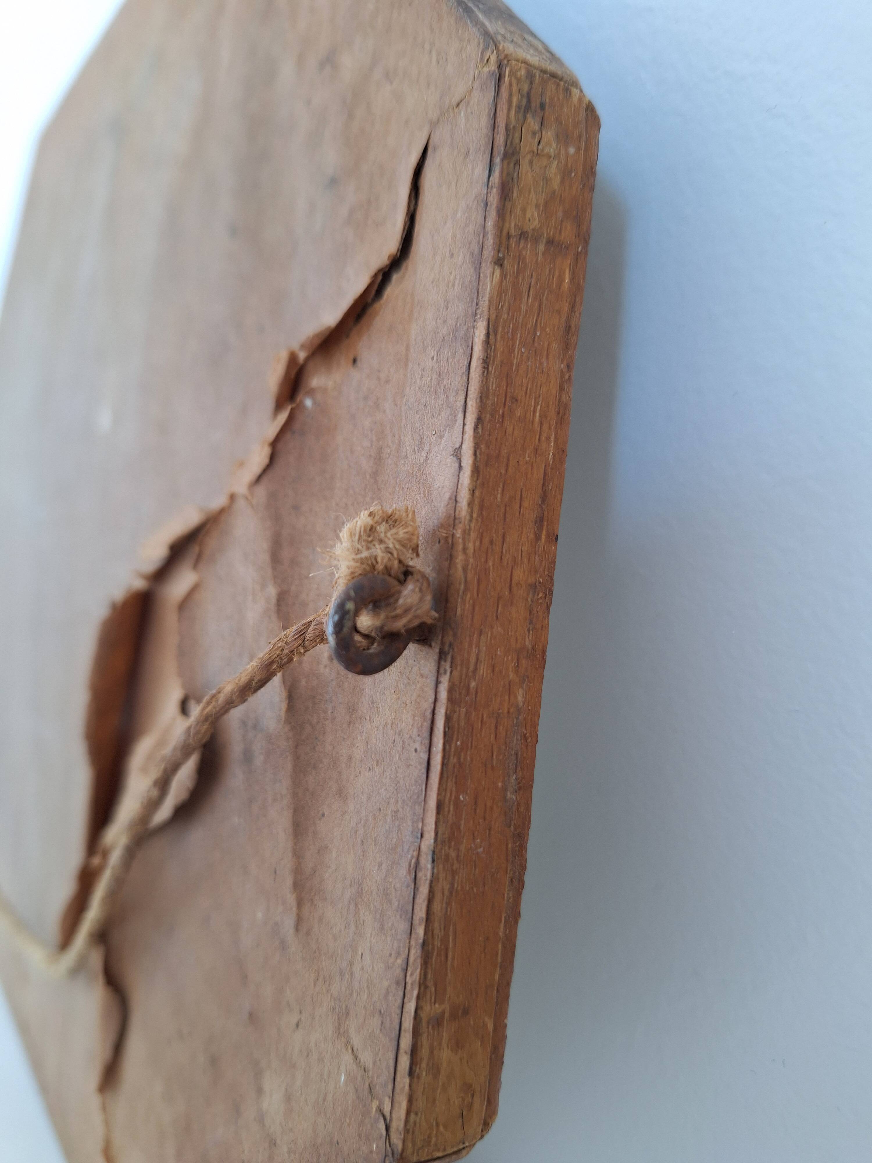 Vintage octagon mirror