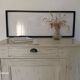 Large confiturier/Low bonnetière vintage artisan 1940 solid wood