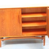 Storage cabinet 2 doors 1960 SWISS TEAK
