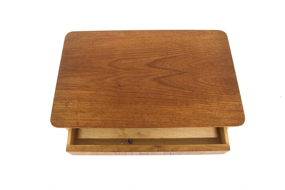 Scandinavian teak bedside table, Sweden, 1960s