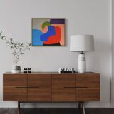 Modern colorful abstract painting