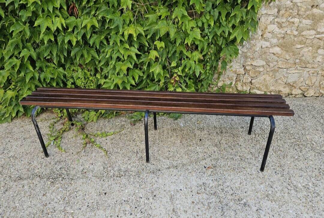 Vintage school bench