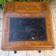 Davenport desk in marquetry walnut, Victorian era.