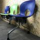Paul Barbieri Oliva Rexite 3-Seater Bench, Chrome, Italy