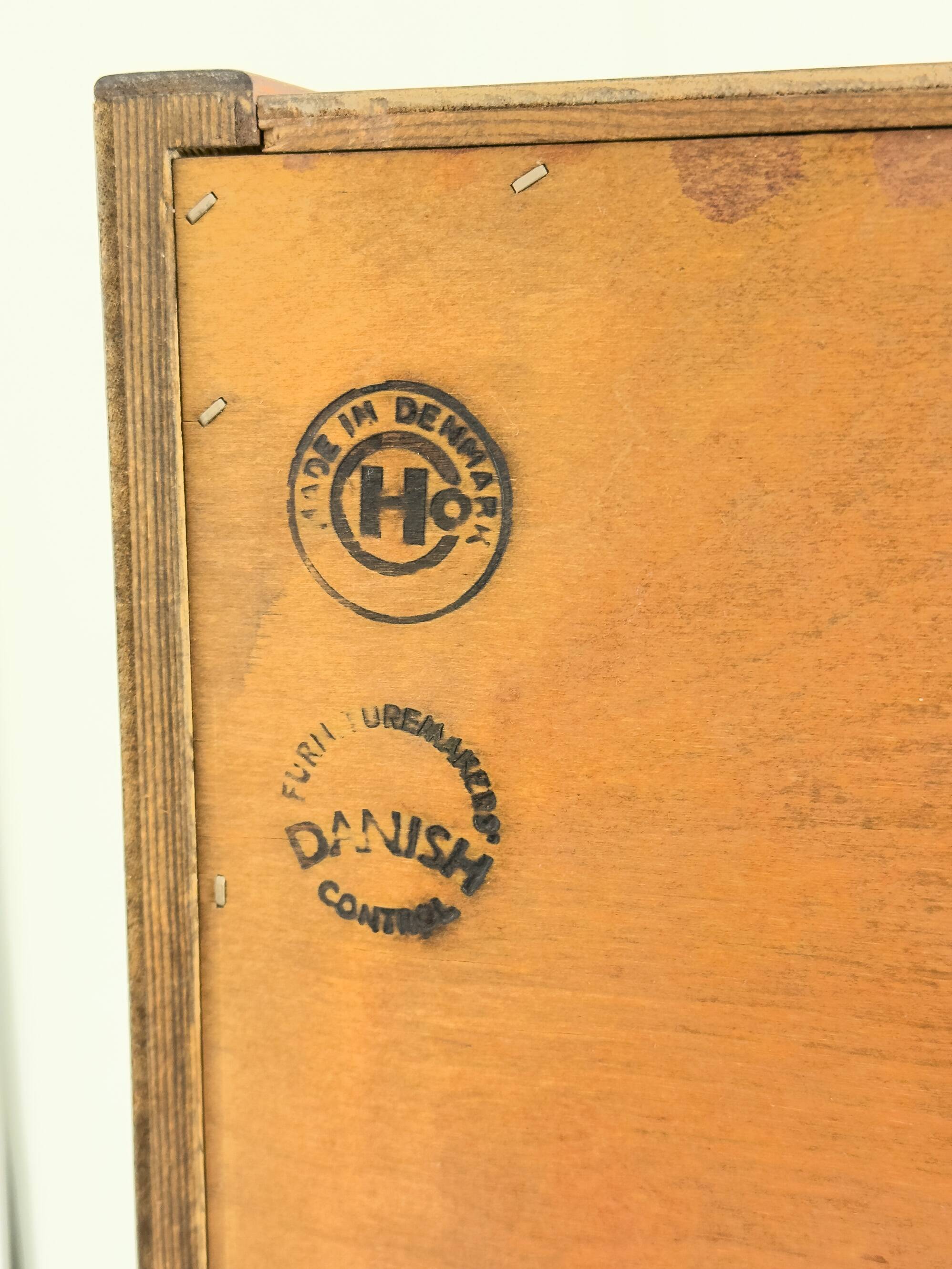 Bibliothèque danoise vintage par Carlo Jensen pour Hundevad & Co., années 1960