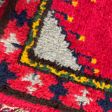 Pair of vintage rugs in Berber style wool