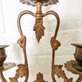 Pair of old XlX th century Napoleon III style candlesticks