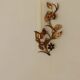 Pair of Mid-Century Italian Gilded Metal Sconces