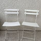 Pair of vintage folding chairs