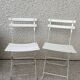 Pair of vintage folding chairs