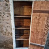Antique French workshop cupboard – 1900-1920 – Narrow bonnetière