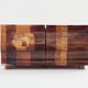 Bar chest in wood and brass marquetry signed Michel Lefèvre 1960
