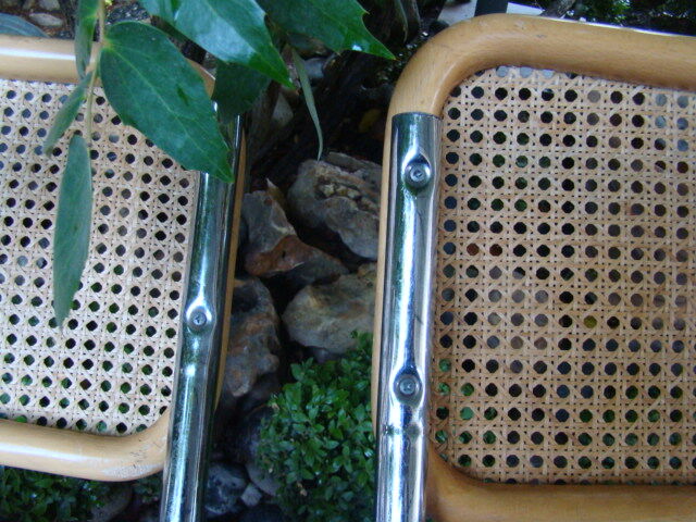 Pair of chairs Cesca B32 Marcel Breuer