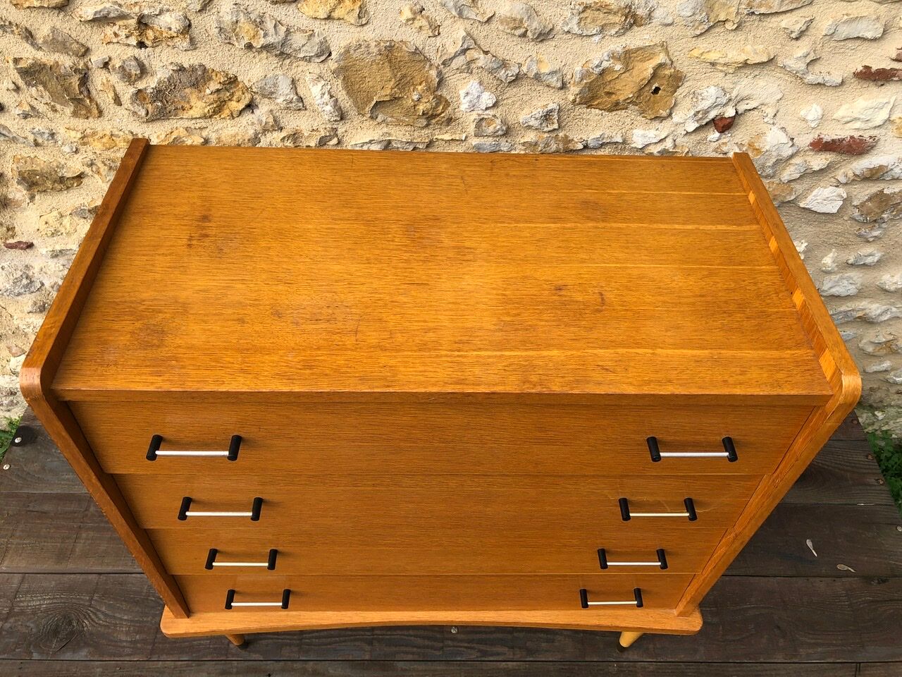 Commodity has 4 scandinavian style drawers, 60s