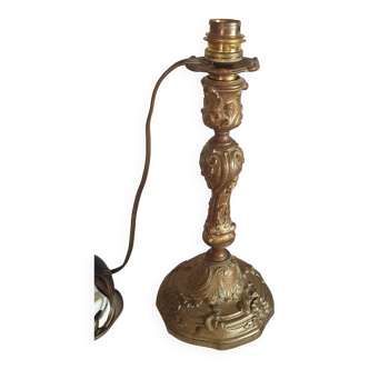 Brass lamp foot