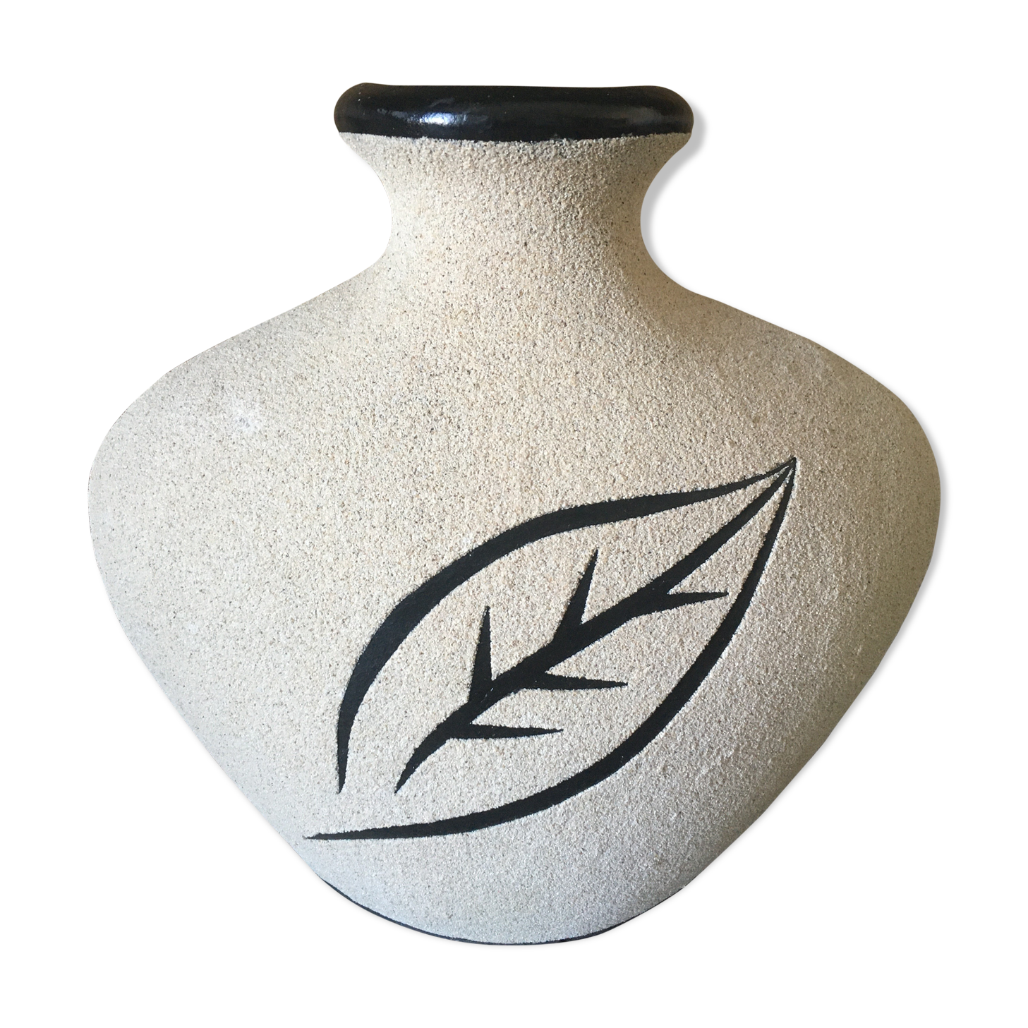 Ceramic shortbread vase ethnic style