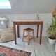 Bureau / Table d'appoint en bois de ferme style campagne