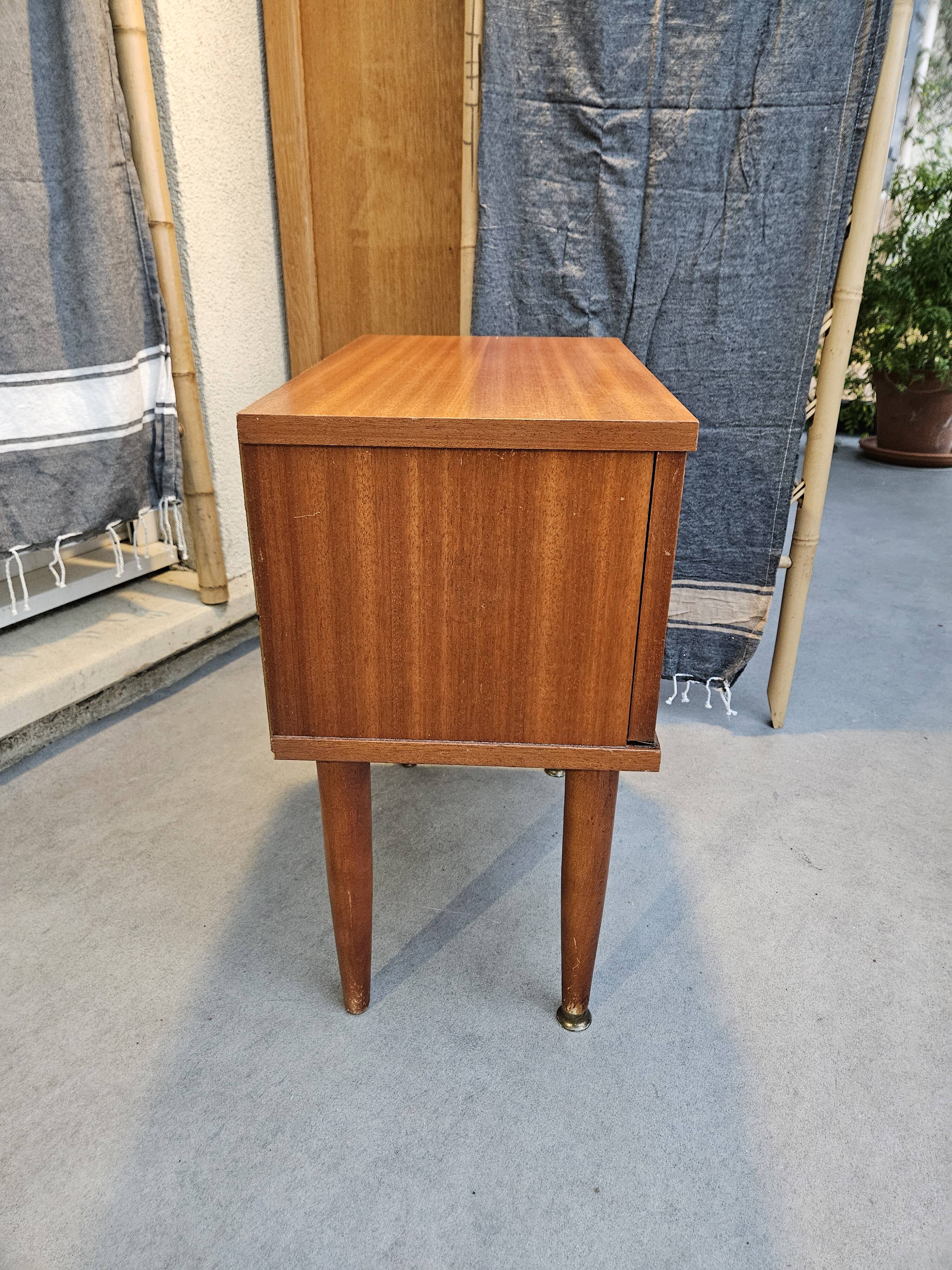 Scandinavian style bedside table 1960