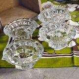 Glass candle holders