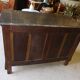 Empire dresser 4 drawers in mahogany and bronze