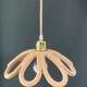 Suspension en céramique fleur en grès - artisanat français