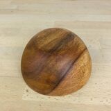 Scandinavian teak bowl vintage cup