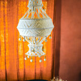 Chandelier macramé crochet 70s