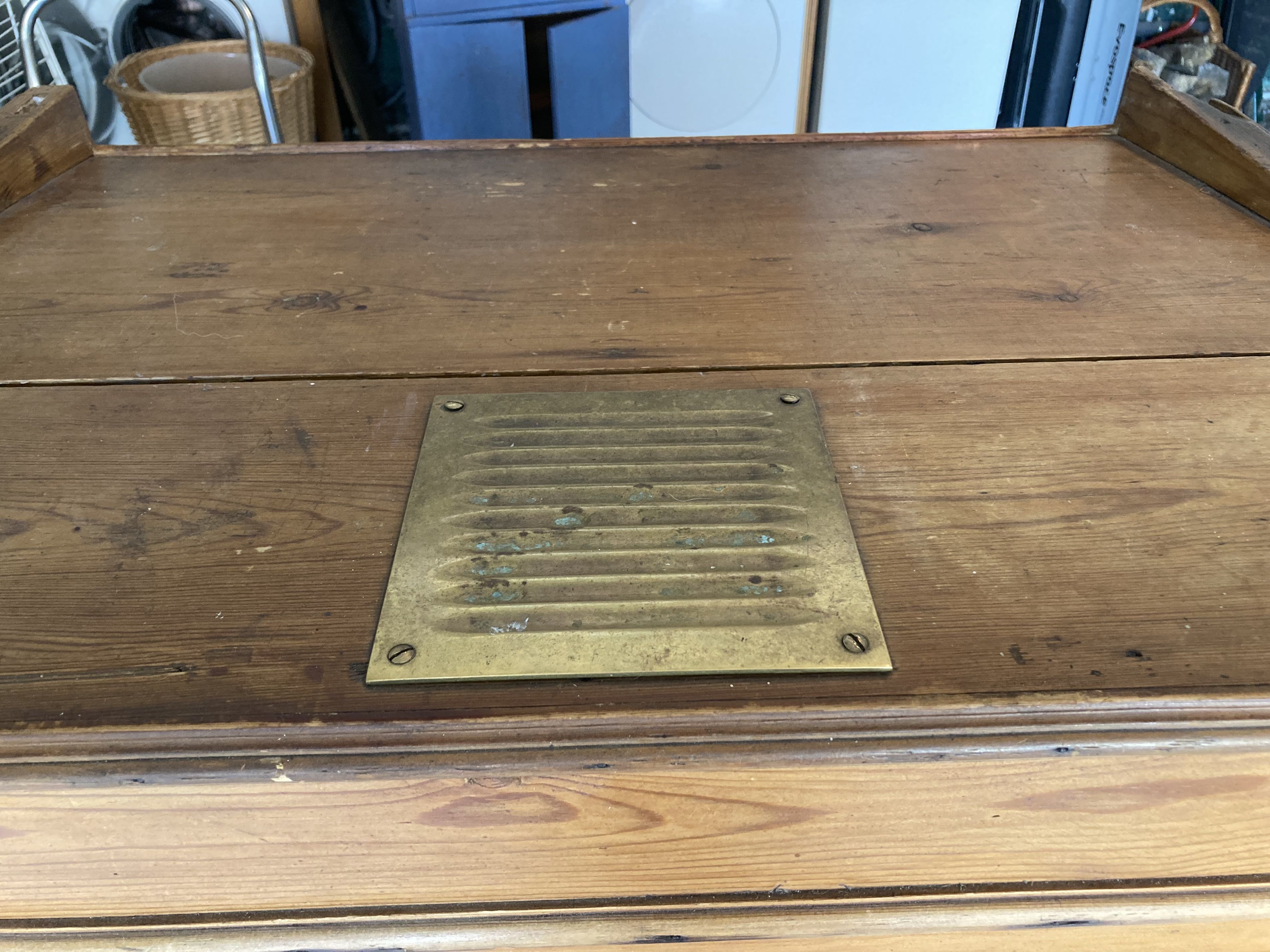 Old store checkout, counter