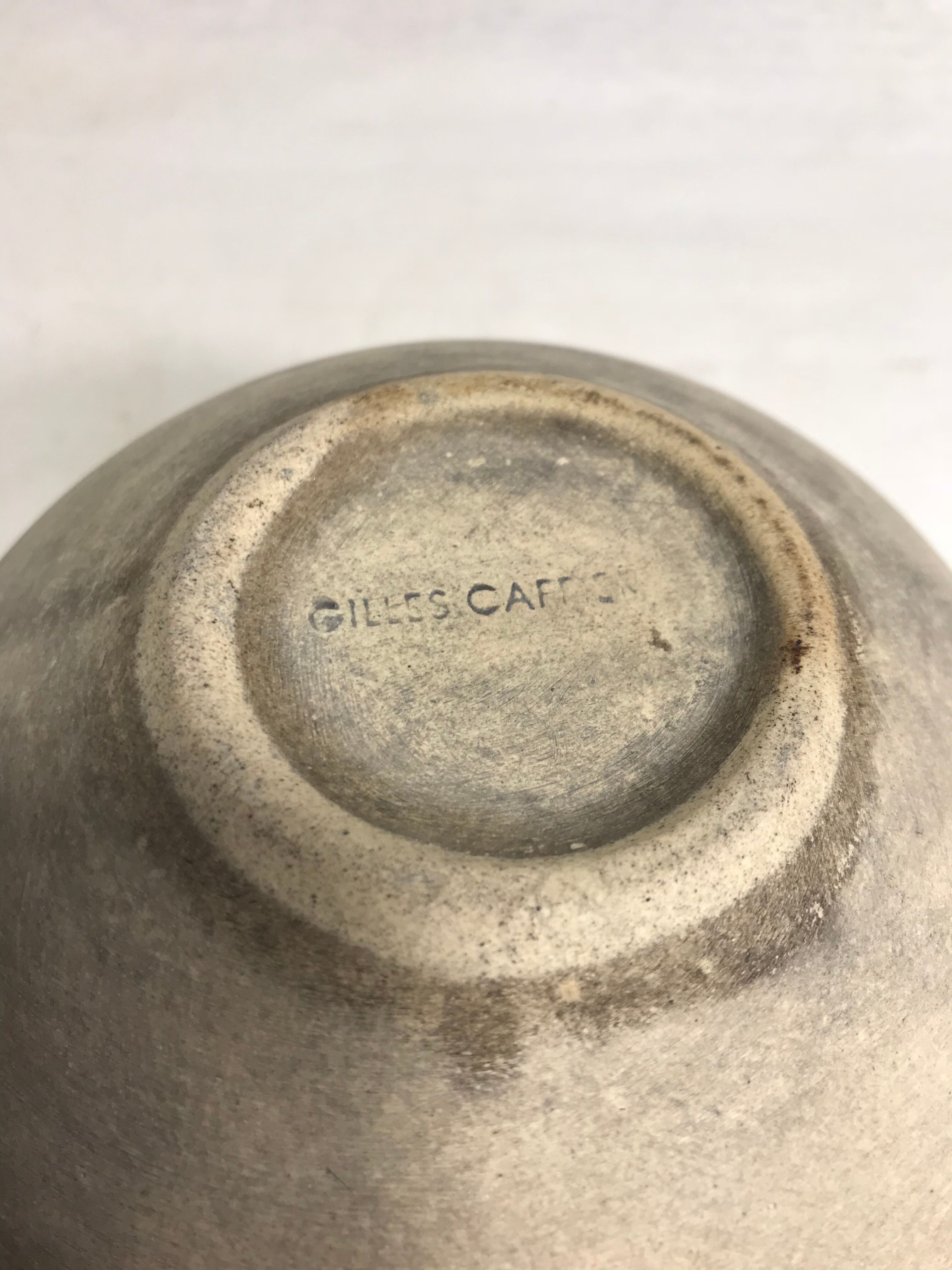Old Gilles Caffier grey bowl