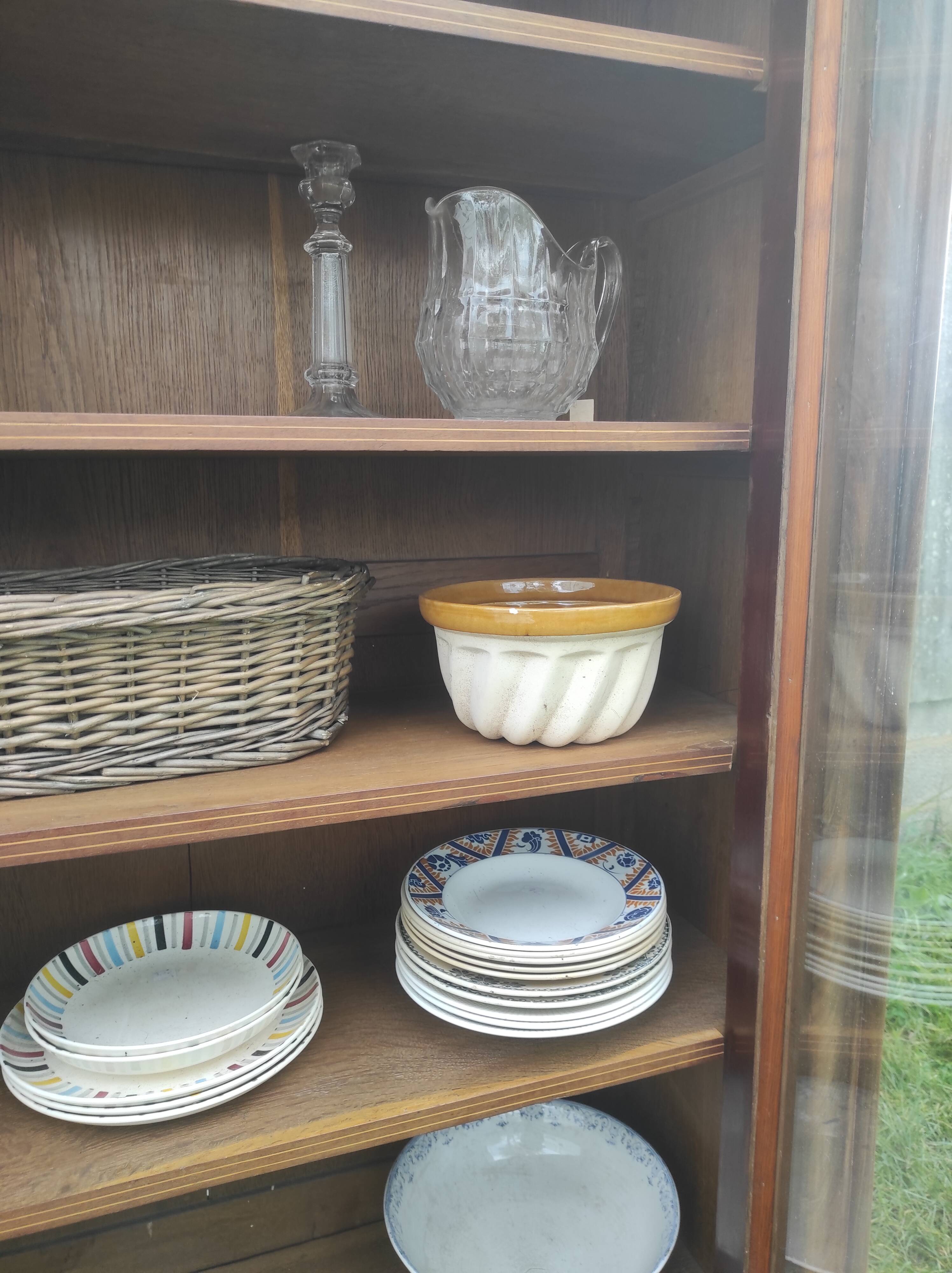 Parisian glass cabinet.