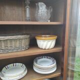 Parisian glass cabinet.
