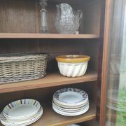 Parisian glass cabinet.