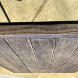 Table basse en bois brut