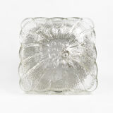 1970s modern glass plafond HP Leuchten, Germany