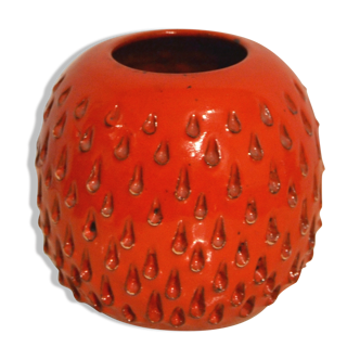 Vase red ball west germany