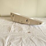 Vintage white ceramic wall-mounted soap dish