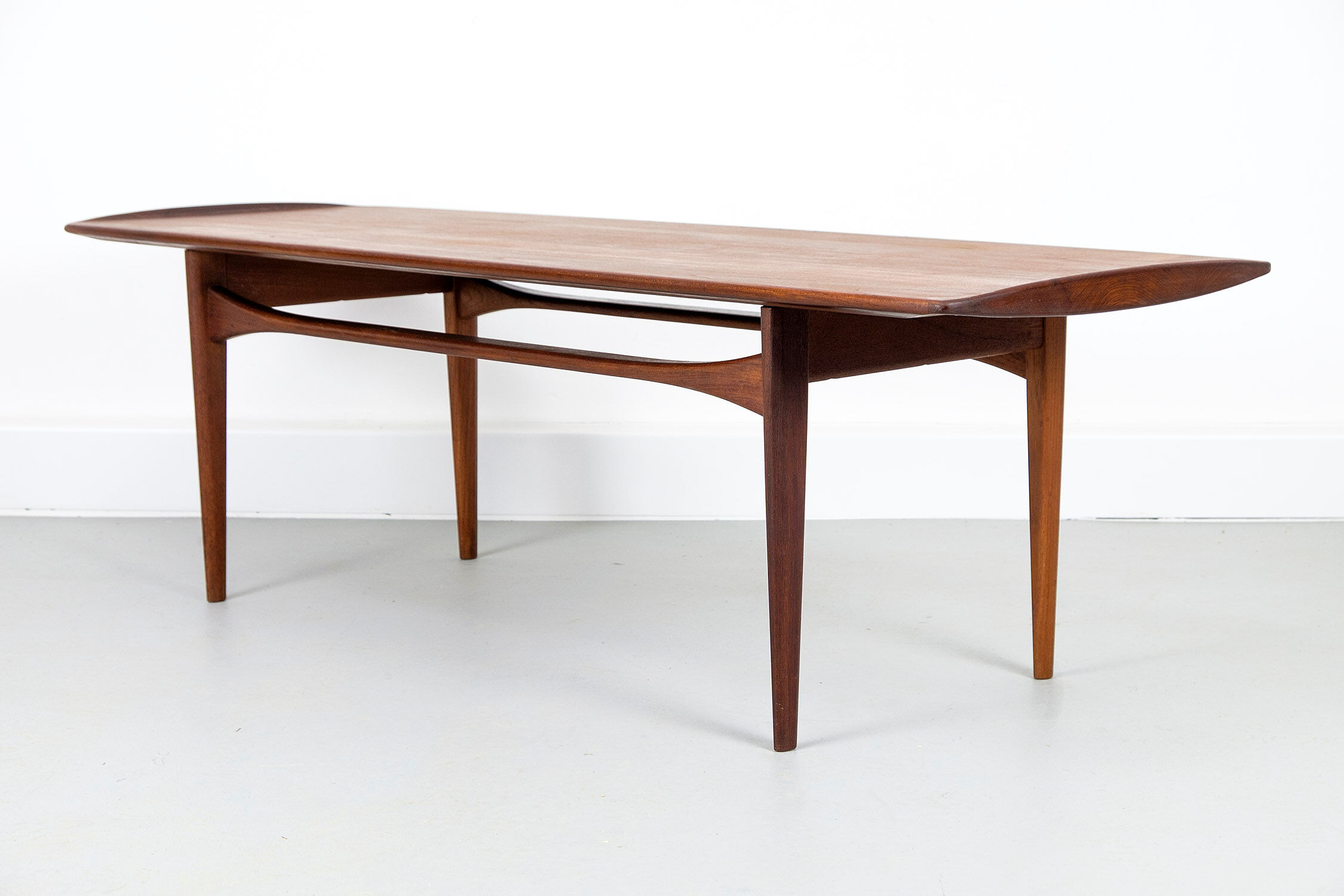 Fd503 teak coffee table by tove & edvard kindt-larsen for france & son, 1950