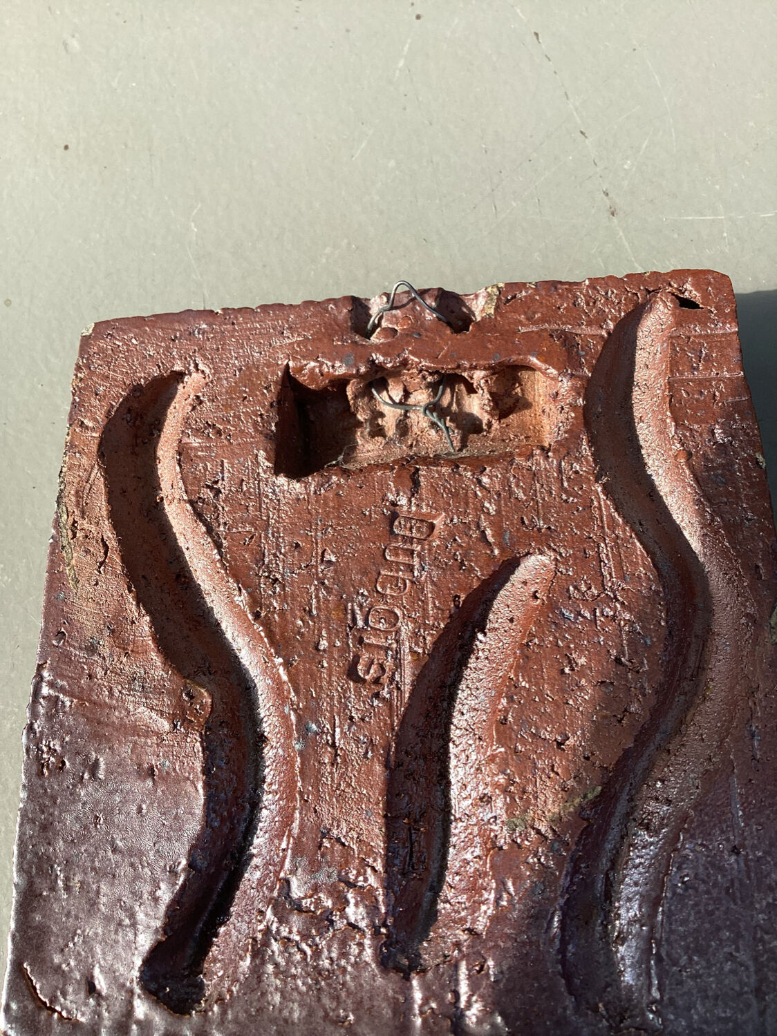 Dubois vintage ceramic tile