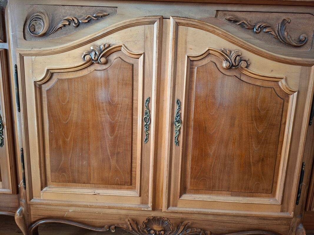 Cherry and oak buffet