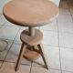 Raw wood furniture stool