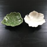 Duo of leaf cups