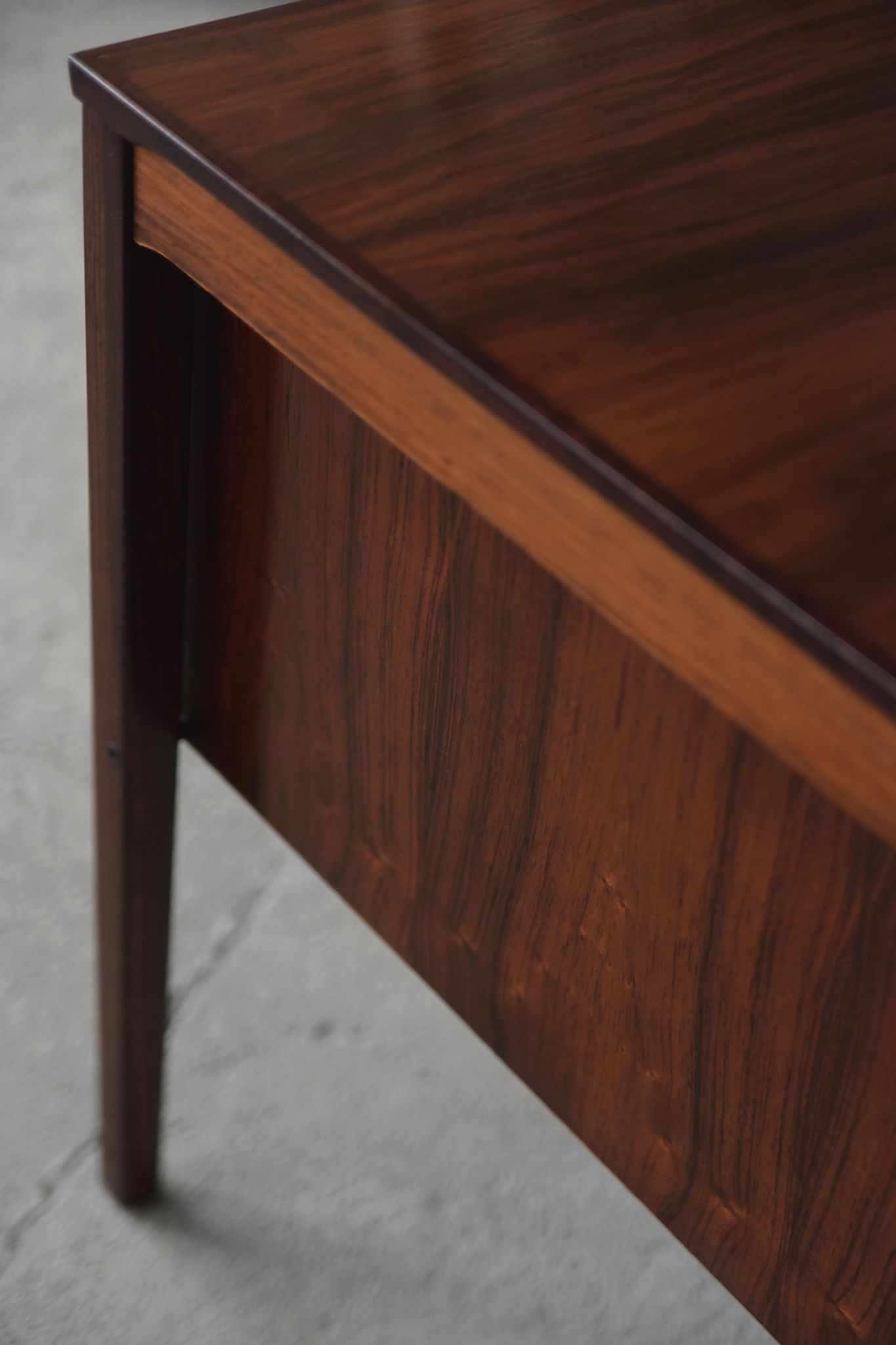Executive rosewood Norwegian desk by Torbjørn Afdal for Haug Snekkeri AS Bruksbo, 1960s