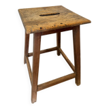 Old wooden painter's stool