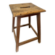Old wooden painter's stool