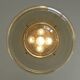 Vintage Brutalist Light X Large Glass Pendant Lamp Mid Century Modern 1980