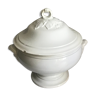 Geoffroy and Co. old white earthenware soup tureen