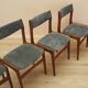 Set of four teak chairs, Danish design, 1970s, made in Denmark