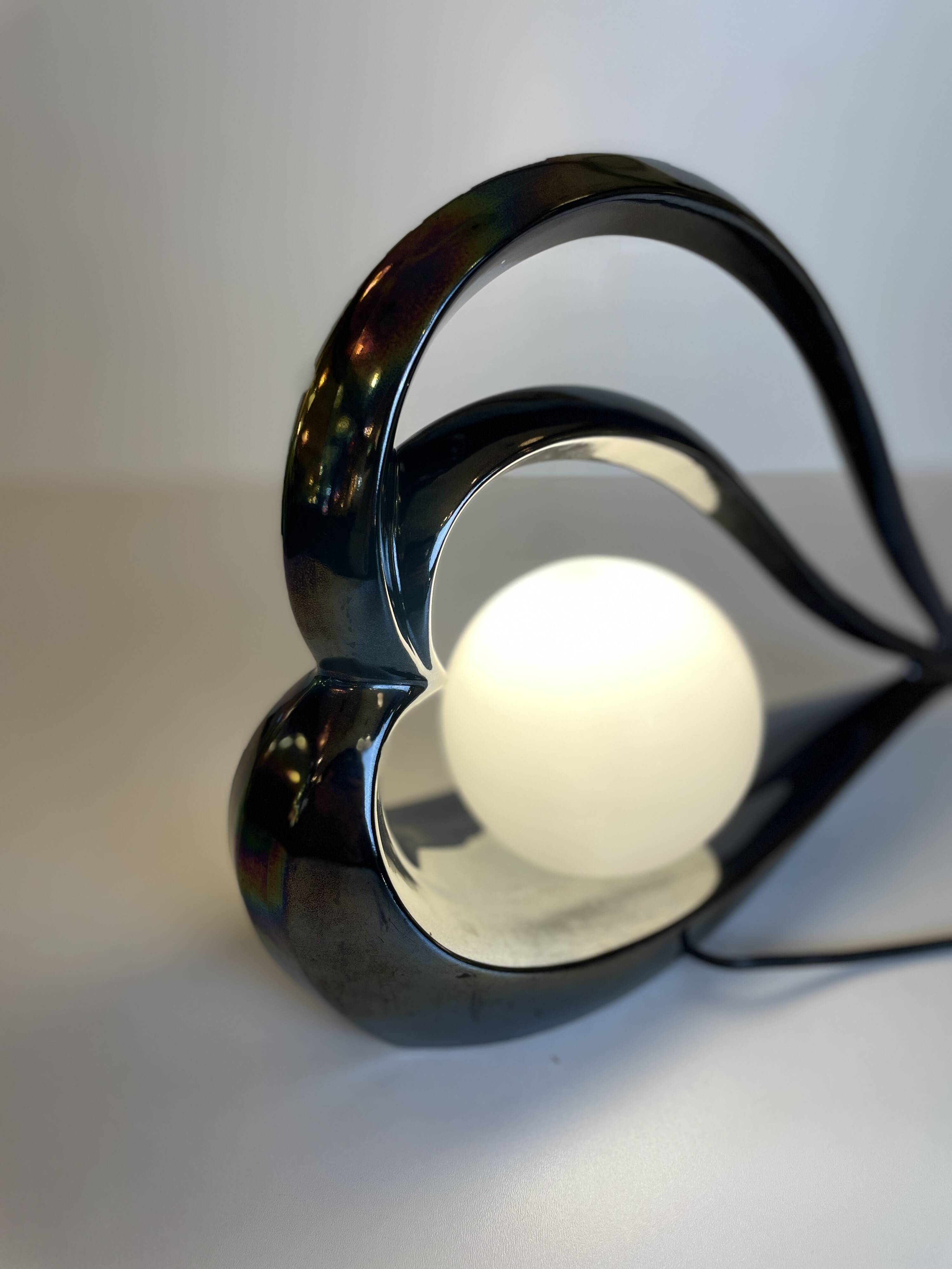 Ceramic Table Lamp in the style of Harris Lamps from 1970'