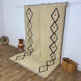 Handmade Moroccan Berber rug 253 X 153 CM
